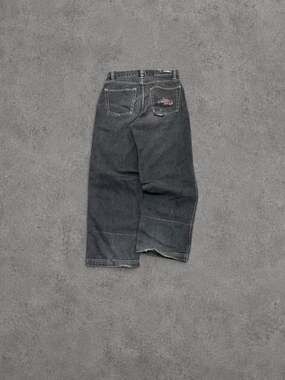 Vintage FUBU The Collection Black Baggy Denim Jeans